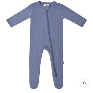 EUC - Kyte Baby newborn footie zip ups - color slate (2 of 2 in this color)